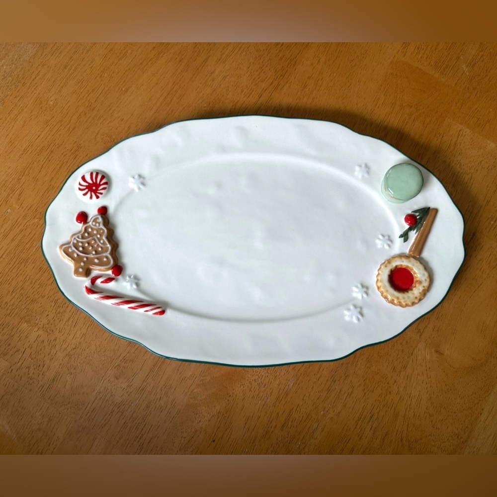 New, unused Anthropologie Holifaye Ceramic Stoneware Platter